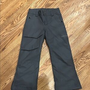 EUC Obermeyer Kids Charcoal Snow Pants, size kids 10/12